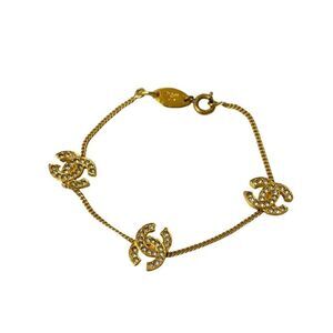 Pre Loved chanel Women Gold Bracelets